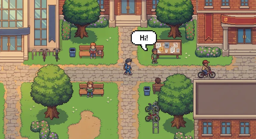 Скриншот 1 к игре Afterclass: A High School Adventure