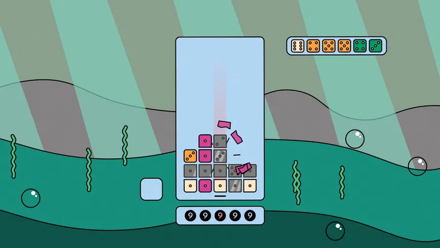 Скриншот 2 к игре Dicetris
