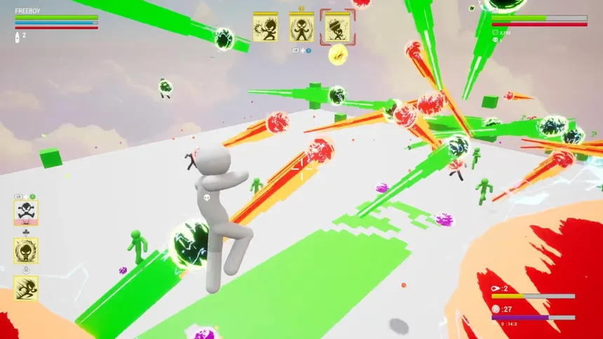 Скриншот 1 к игре STICKMAN DX : MEGA FIGHTERS