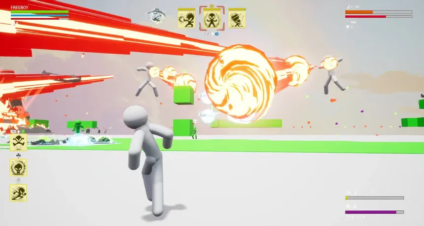 Скриншот 3 к игре STICKMAN DX : MEGA FIGHTERS