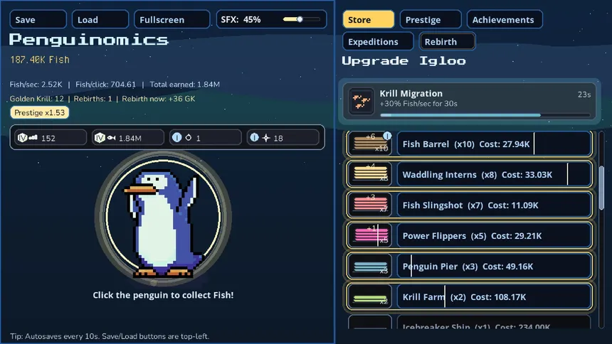 Скриншот 2 к игре Penguinomics