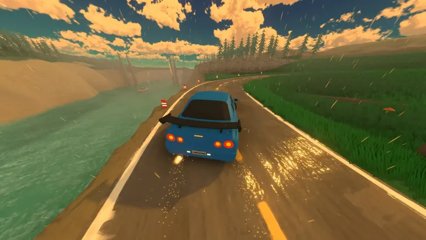 Скриншот 1 к игре Gripless: Drift Valley