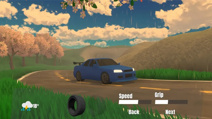 Скриншот 2 к игре Gripless: Drift Valley