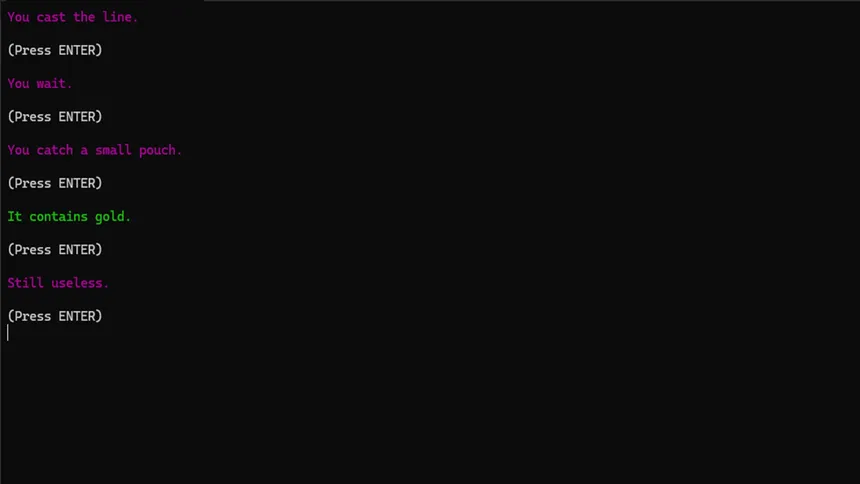 Скриншот 3 к игре Nick's Text Adventure