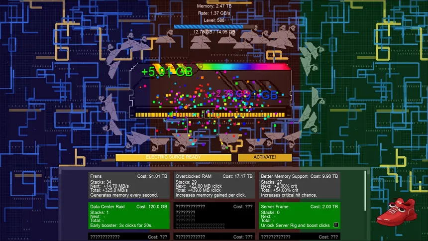 Скриншот 2 к игре RAM Clicker