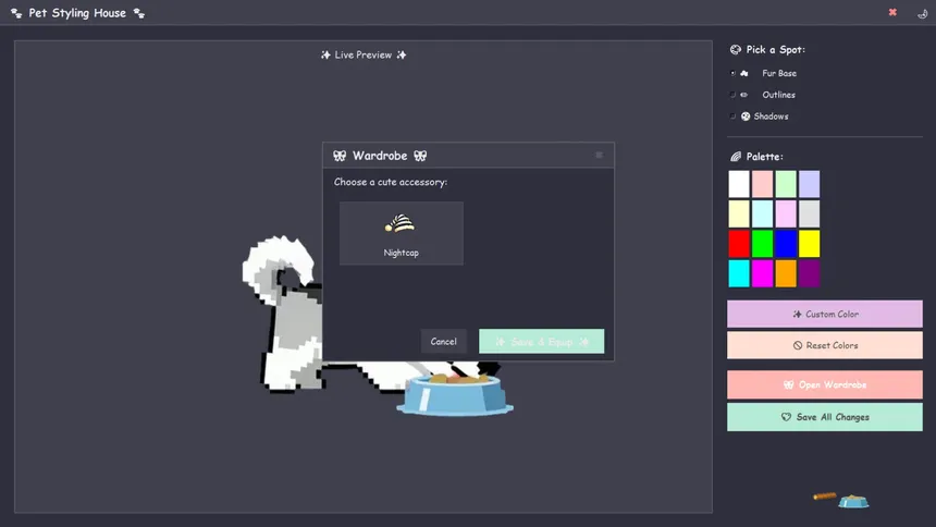 Скриншот 8 к игре Pixel Pal: Desktop Pet