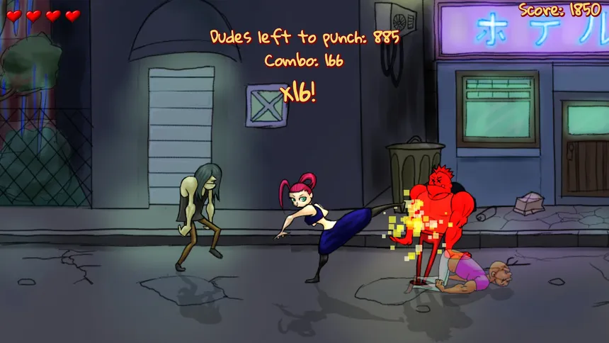 Скриншот 1 к игре Punch 1000 Dudes