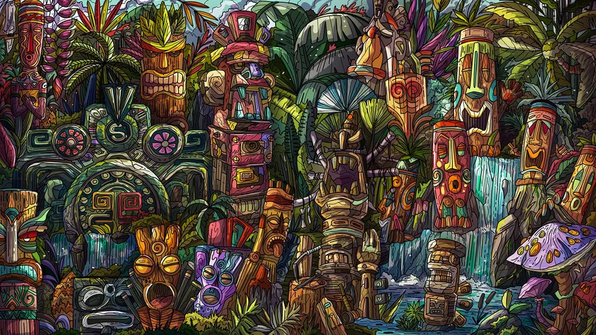 Скриншот 1 к игре 100 Tiki Cats