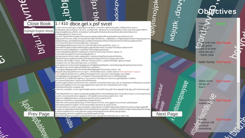 Скриншот 2 к игре Library Of Babel