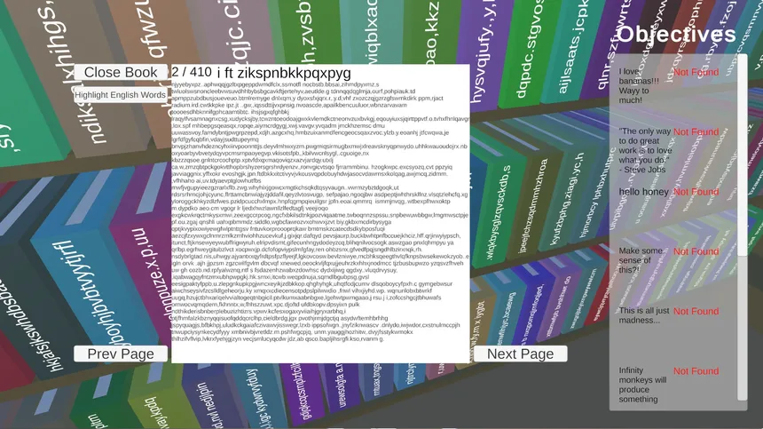 Скриншот 4 к игре Library Of Babel