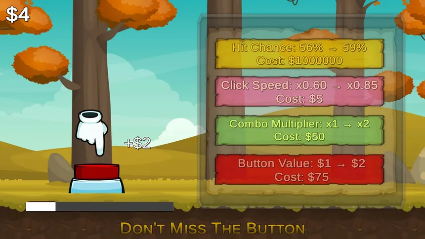 Скриншот 2 к игре Don't Miss The Button