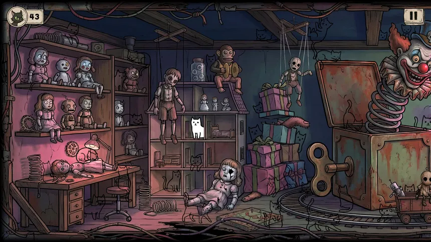 Скриншот 1 к игре Find The Cat: Nightmare