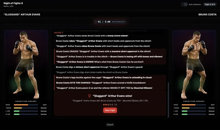 Скриншот 2 к игре MMA Empire