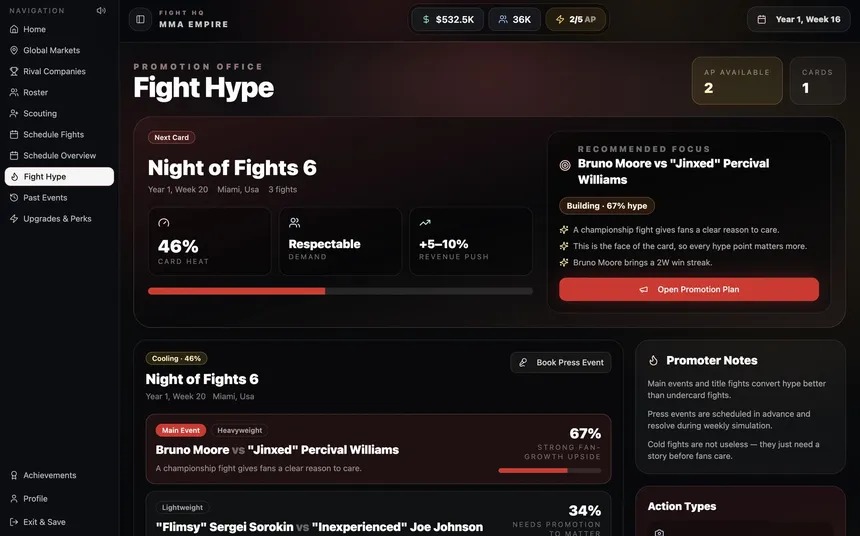 Скриншот 4 к игре MMA Empire