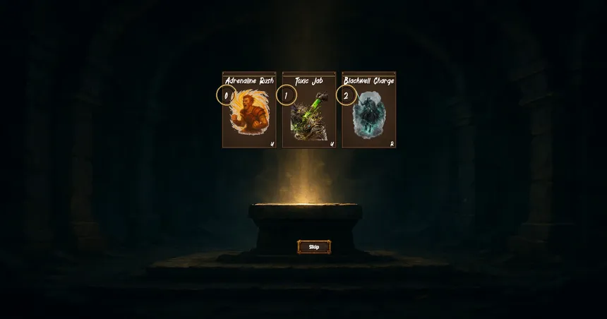 Скриншот 2 к игре Scroll of Cards: Draft and Ascend
