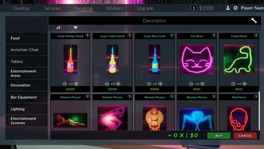 Скриншот 5 к игре Neon Vice Club Simulator