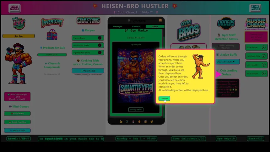 Скриншот 1 к игре Heisen-Bro Hustler