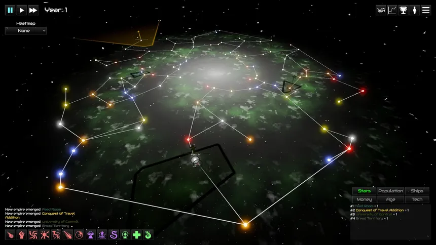 Скриншот 2 к игре GalactiWar - Empire Simulator