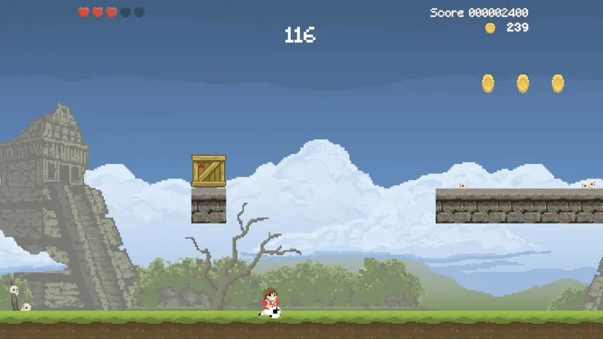 Скриншот 1 к игре Soccerboy vs Aliens