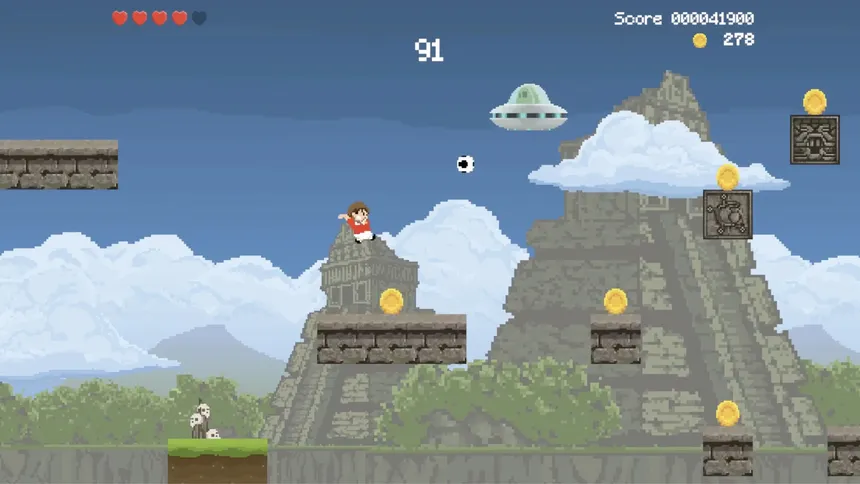 Скриншот 2 к игре Soccerboy vs Aliens