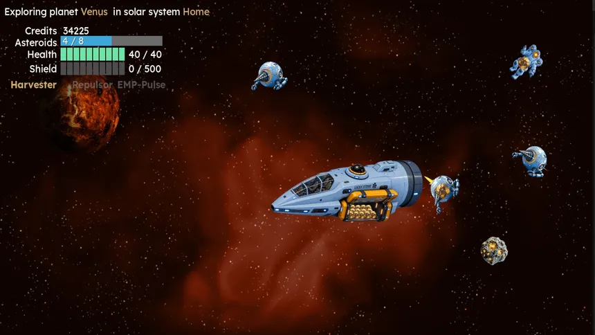 Скриншот 1 к игре Cosmic Gold Rush