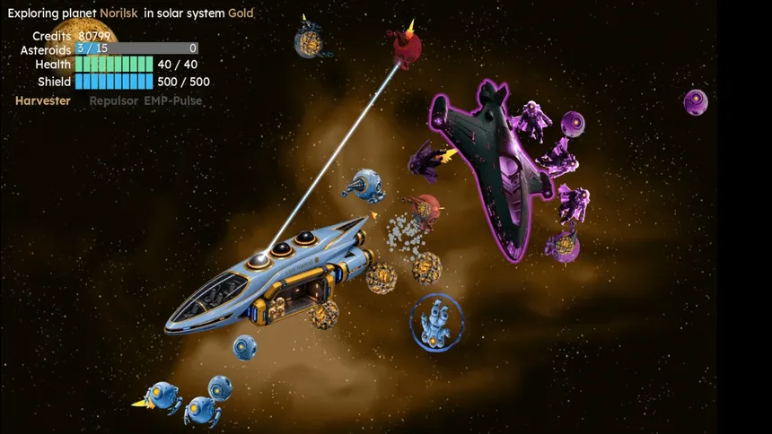 Скриншот 7 к игре Cosmic Gold Rush