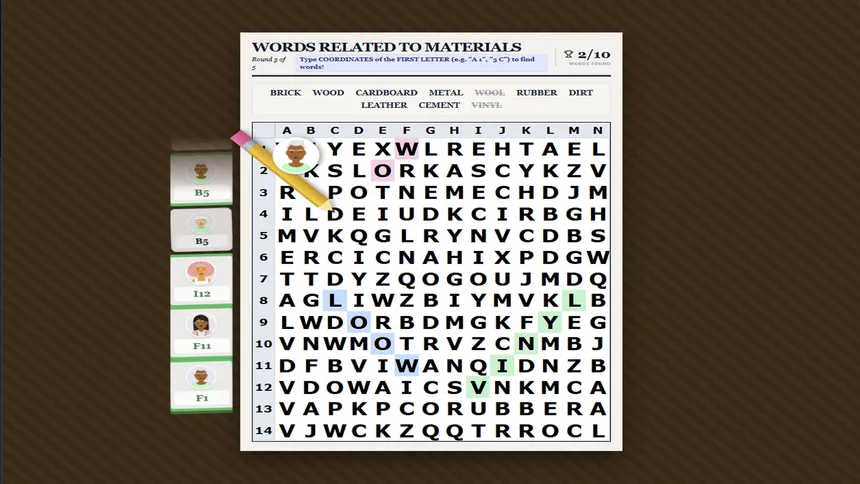 Скриншот 1 к игре Raisin's Wordsearch