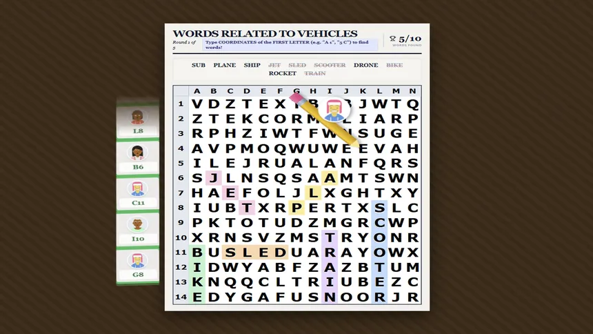 Скриншот 3 к игре Raisin's Wordsearch