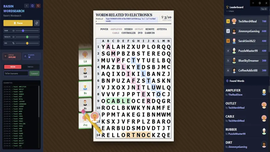 Скриншот 6 к игре Raisin's Wordsearch