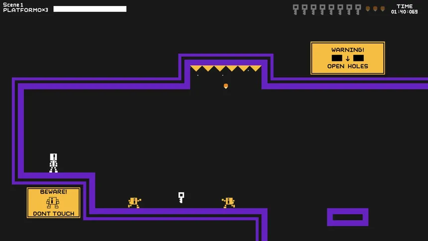 Скриншот 1 к игре Caution! Platforming Ahead