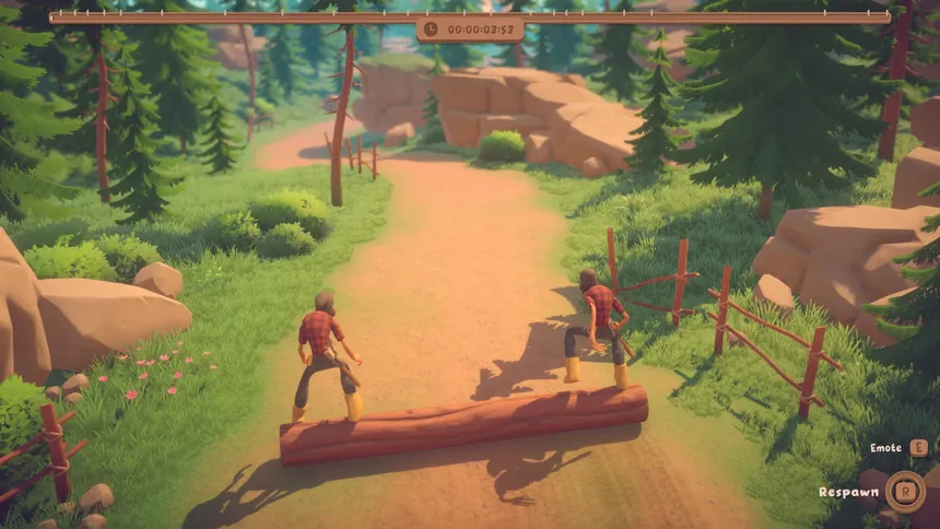 Скриншот 1 к игре Log Riders