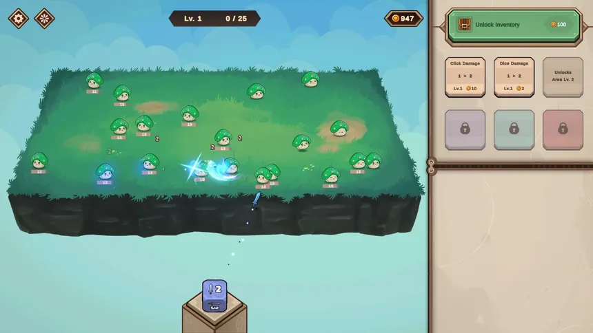 Скриншот 1 к игре Desktop Nard: Dice Idle
