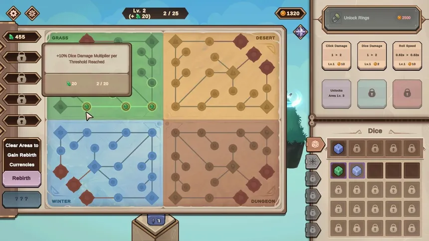 Скриншот 2 к игре Desktop Nard: Dice Idle