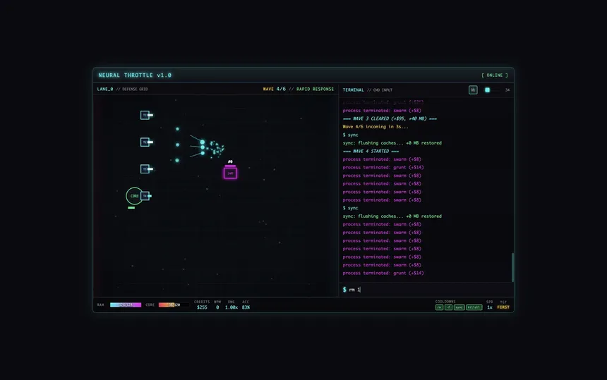 Скриншот 2 к игре Neural Throttle