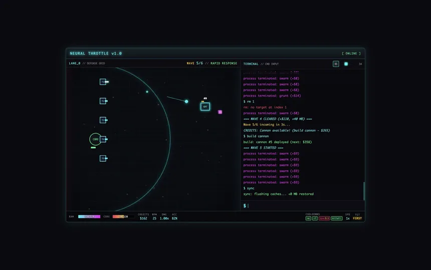 Скриншот 3 к игре Neural Throttle