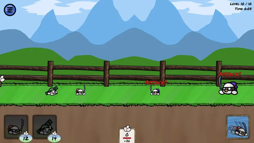 Скриншот 5 к игре Hungry Chicks - Battle Farm