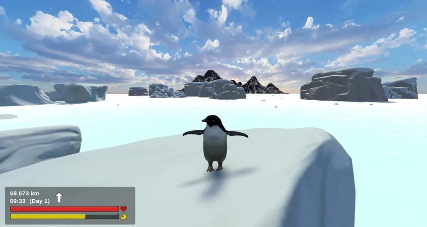 Скриншот 2 к игре Just Keep Waddling: Nihilist Penguin
