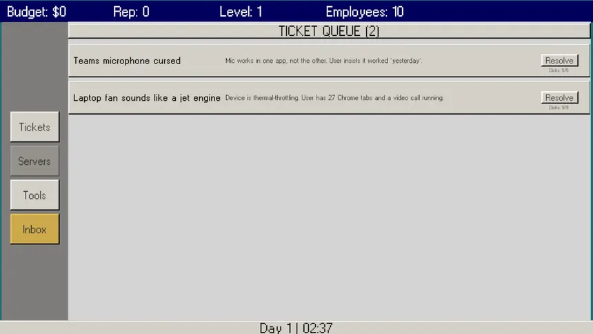 Скриншот 1 к игре SYSADMIN Hell