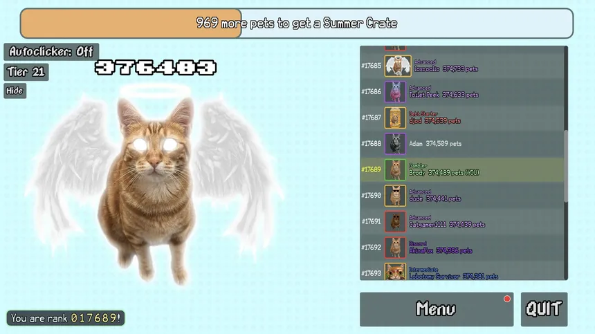 Скриншот 3 к игре Silly Linguine Cat Simulator Deluxe Online
