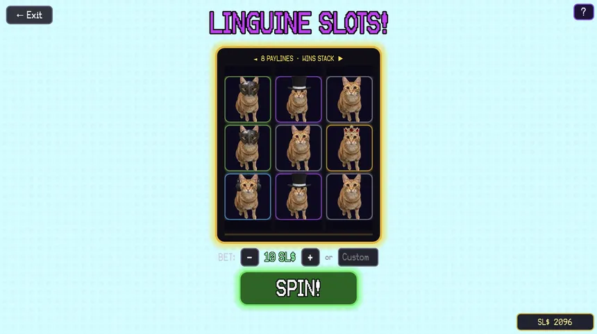Скриншот 8 к игре Silly Linguine Cat Simulator Deluxe Online