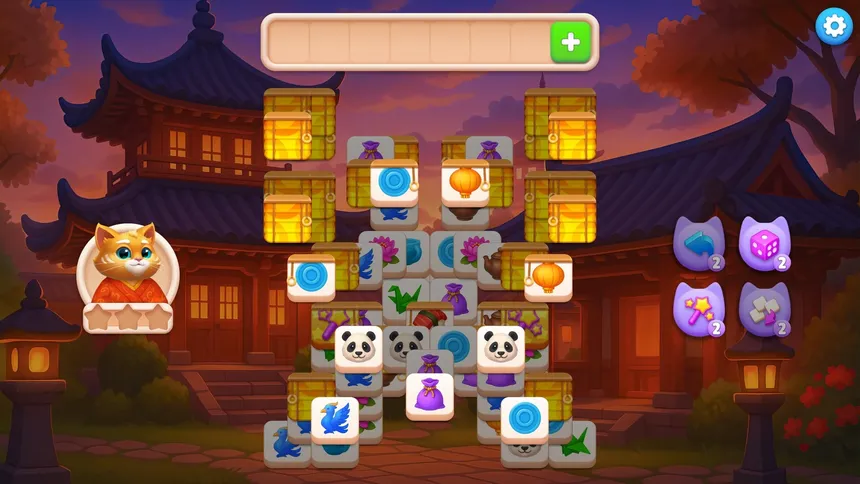 Скриншот 1 к игре Catjong 3: Purrl of the East