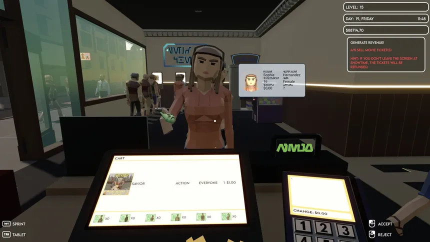 Скриншот 4 к игре Cinema Owner