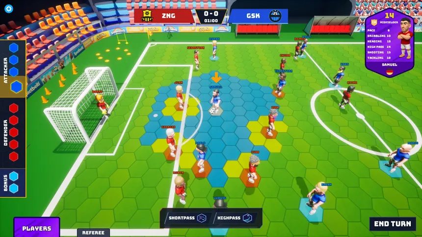 Скриншот 2 к игре HexaFootball