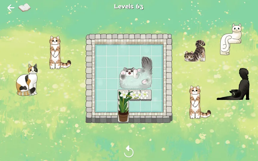 Скриншот 5 к игре CATS BLOCKS: HOT SPRINGS