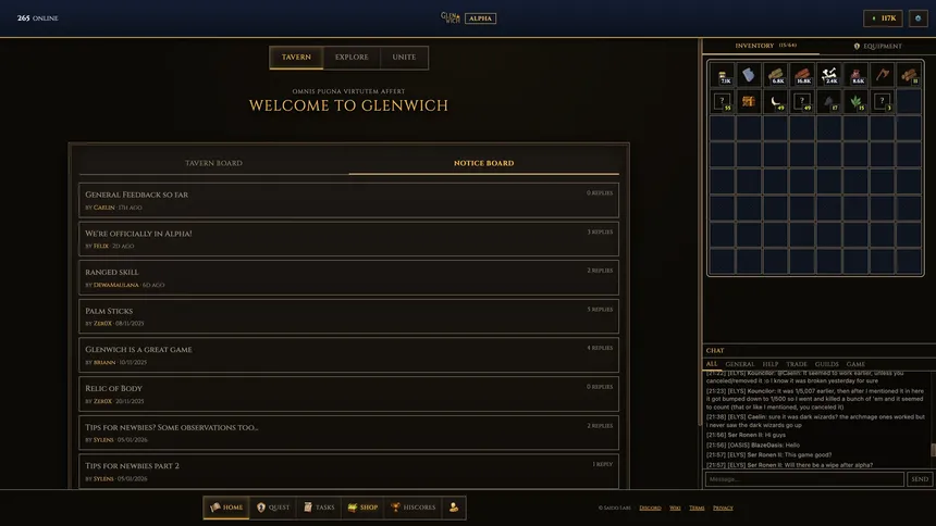 Скриншот 3 к игре Glenwich Idle MMO