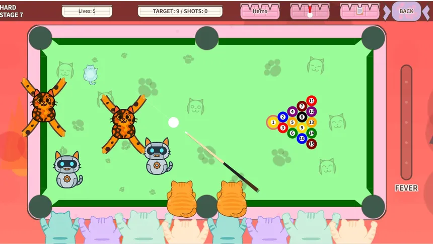 Скриншот 1 к игре Chaos Cat Pool