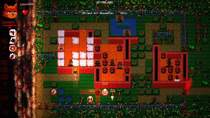 Скриншот 4 к игре Bomber Cats: Napalm Strike