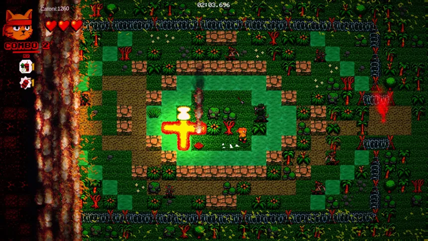 Скриншот 8 к игре Bomber Cats: Napalm Strike