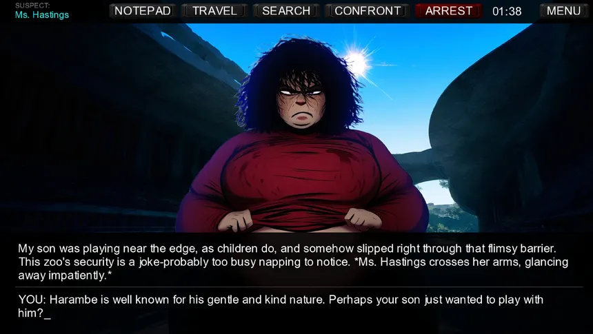 Скриншот 4 к игре Detective Turtletop: Who Killed Harambe?