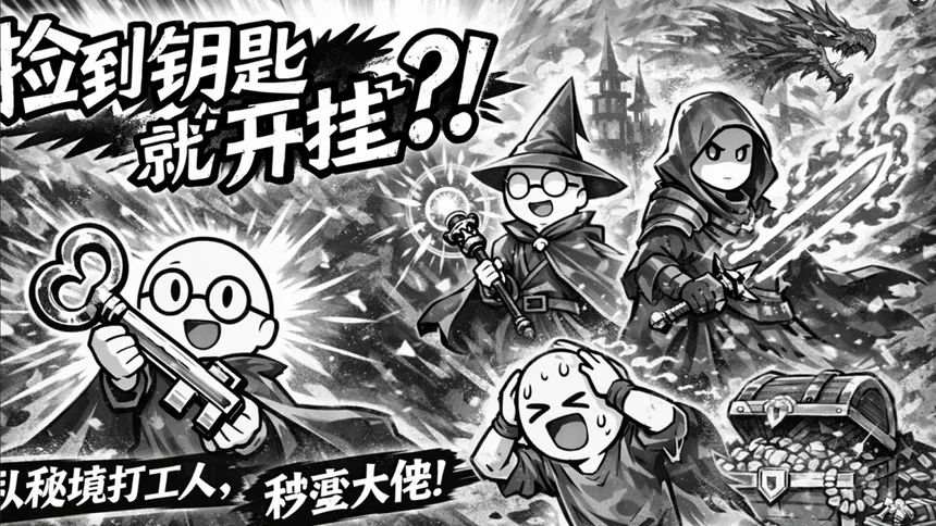 Скриншот 1 к игре 卧槽，我只是捡了个钥匙，竟......